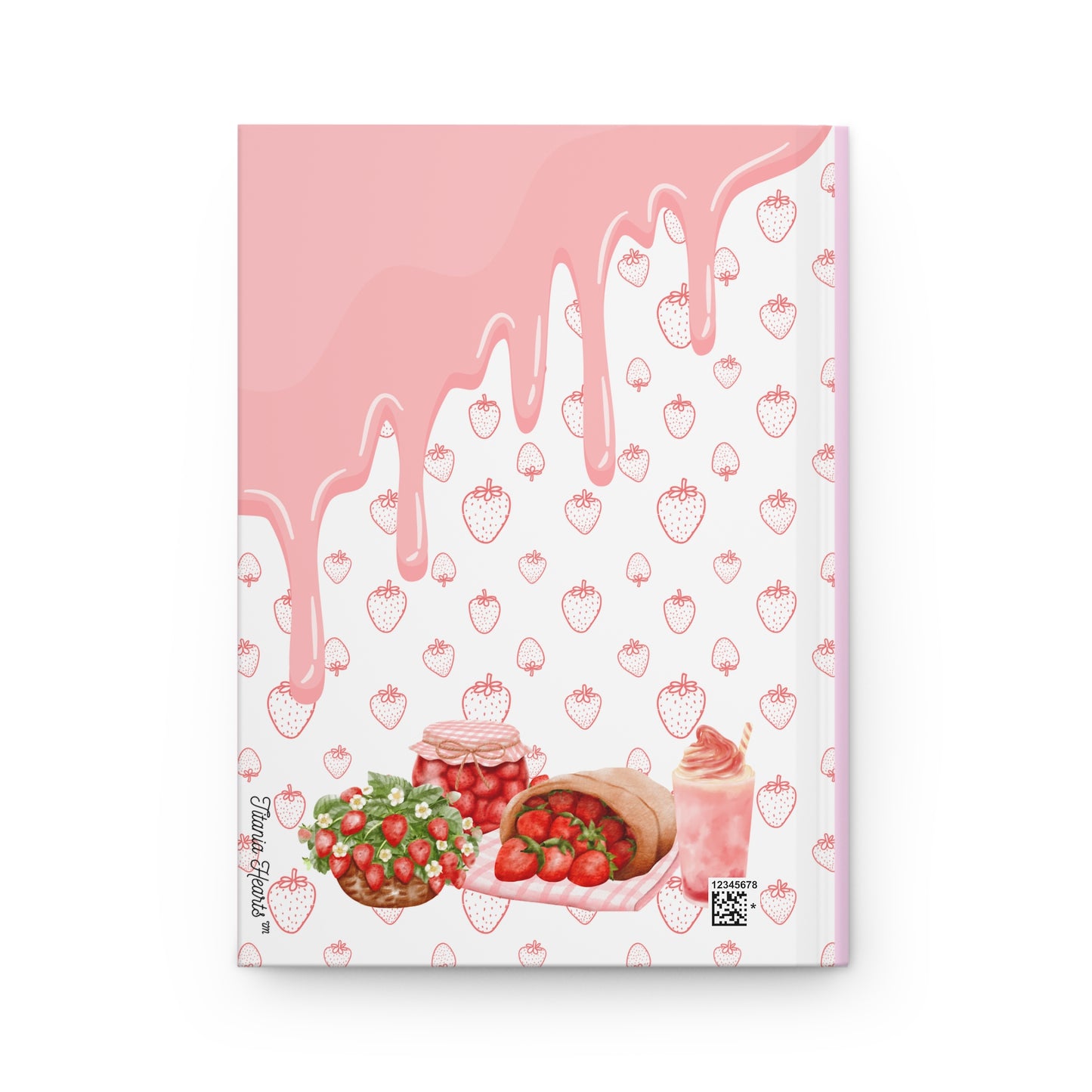 Strawberry Frosting Hardcover Journal (New)