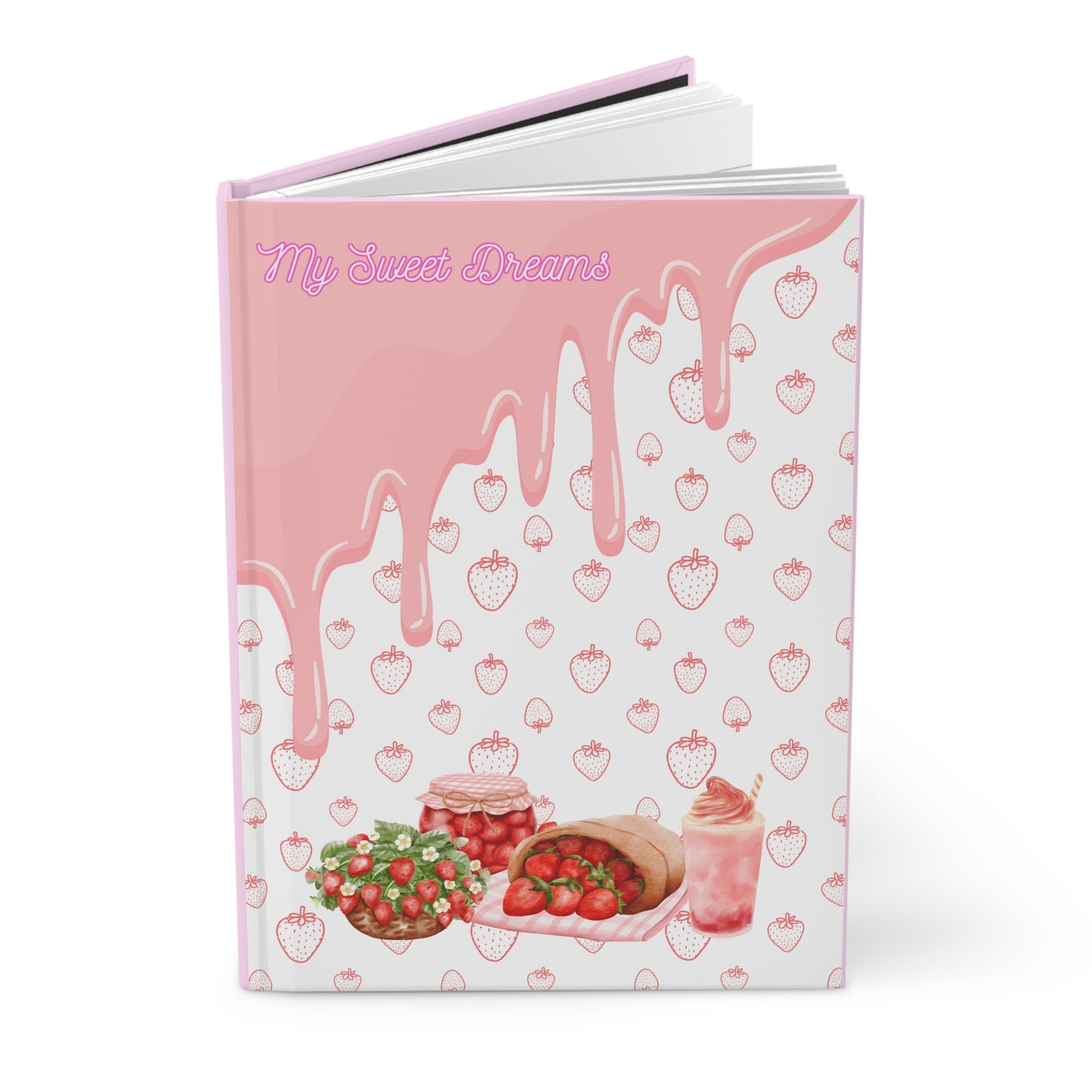 Strawberry Frosting Hardcover Journal (New)