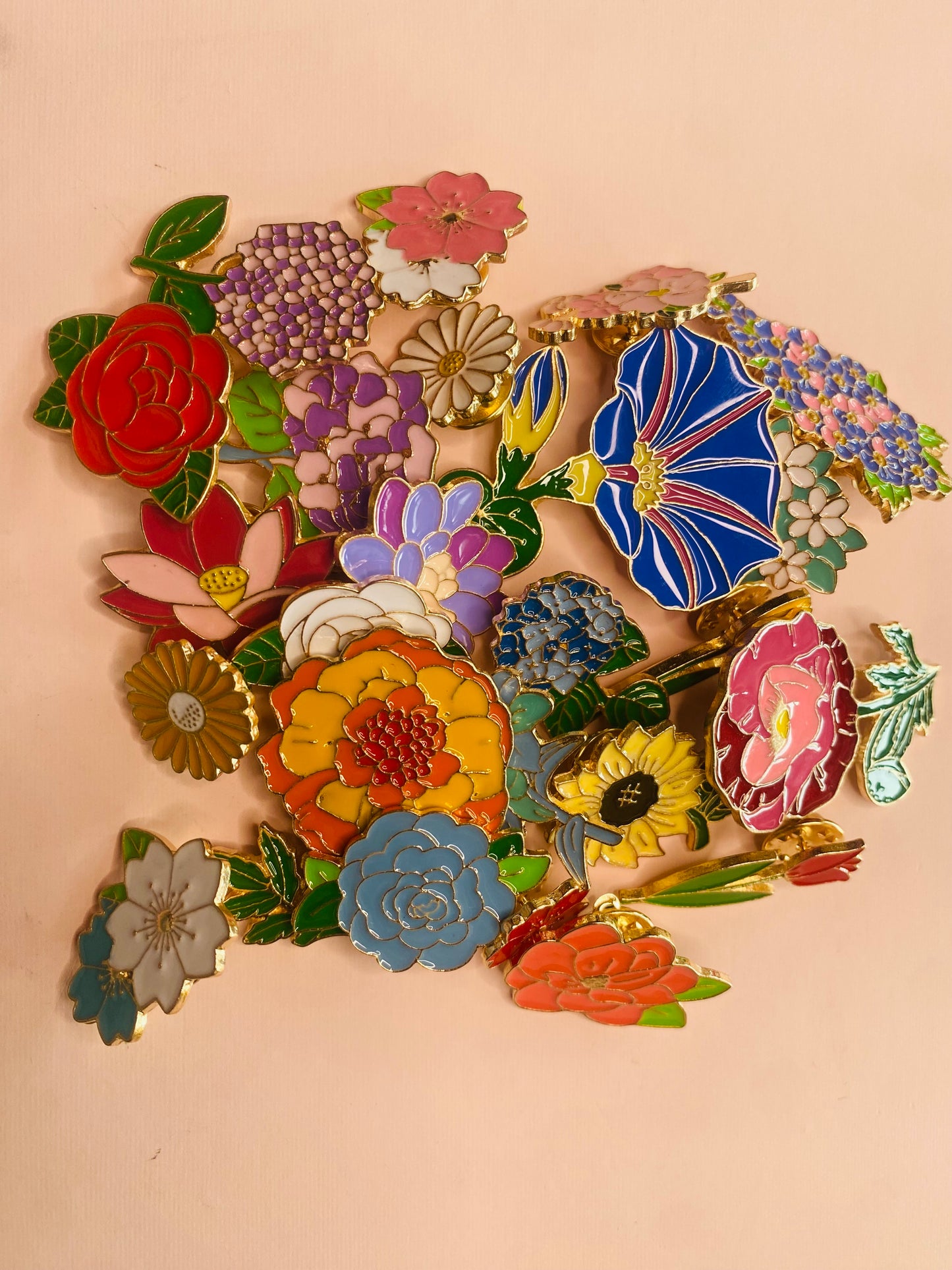 Flower Enamel Pins